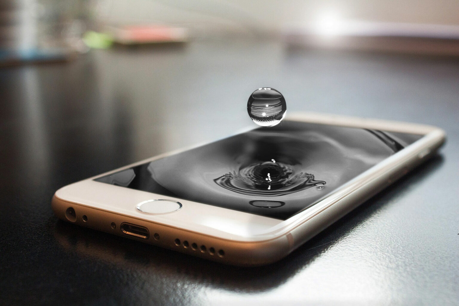 Séchage téléphone mouillé