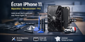 écran cassé iphone 11
